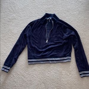 Victoria’s Secret Navy Half Zip Angel Size M